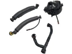Replacement - Crankcase Vent Valve And Hose Kit - With Regulating Valve, Vent Valve To Valve Cover Hose, Vent Valve To Oil Return Tube, And Vent Valve To Intake Manifold Hose - 2006 - 2007 BMW 530xi - 121-291