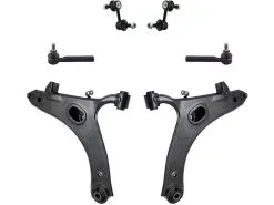 TRQ - Front Control Arm Sway Bar Link Tie Rod Kit - 6 Piece - 2009 - 2013 Subaru Forester - PSA65132