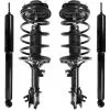 Unity - Front And Rear Suspension Strut Coil Spring And Shock Absorber Assembly Kit - 4 Piece - 2001 - 2006 Hyundai Santa Fe - 4-11283-259800-001