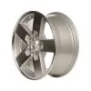 Action Crash - Aluminum Wheel - Machined And Silver - 17 X 7.5 Inch - 2006 - 2010 Jeep Commander - ALY09097U10N