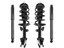 Unity - Front And Rear Suspension Strut Coil Spring And Shock Absorber Assembly Kit - 4 Piece - 2007 - 2013 Acura MDX (Excludes Electronic Suspension) - 4-11713-259110-001