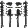 Unity - Front And Rear Strut And Coil Spring Assembly - Set Of 4 - 2013 - 2017 Honda Accord (Excludes Hybrid Models) - 4-11217-15960-001