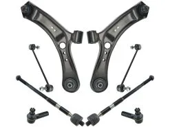 TRQ - Front Control Arm Sway Bar Link Tie Rod Kit - 8 Piece - 2007 - 2013 Suzuki SX4 - PSA63539