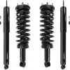 Unity - Front And Rear Suspension Strut Coil Spring And Shock Absorber Assembly Kit - 4 Piece - 2000 - 2006 Toyota Tundra 4WD (excludes TRD Package) - 4-11931-254700-001