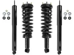 Unity - Front And Rear Suspension Strut Coil Spring And Shock Absorber Assembly Kit - 4 Piece - 2000 - 2006 Toyota Tundra 4WD (excludes TRD Package) - 4-11931-254700-001