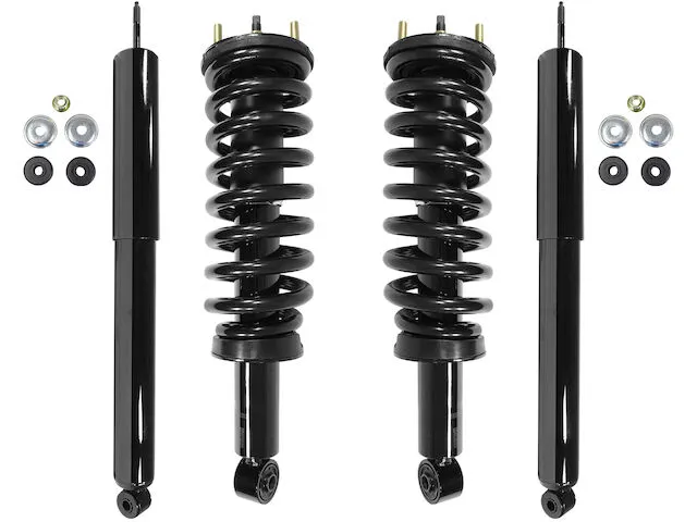 Unity - Front And Rear Suspension Strut Coil Spring And Shock Absorber Assembly Kit - 4 Piece - 2000 - 2006 Toyota Tundra 4WD (excludes TRD Package) - 4-11931-254700-001 1 Unity - Front And Rear Suspension Strut Coil Spring And Shock Absorber Assembly Kit - 4 Piece - 2000 - 2006 Toyota Tundra 4WD (excludes TRD Package) - 4-11931-254700-001
