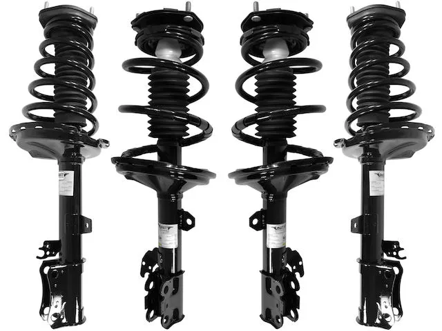 Unity - Front And Rear Strut And Coil Spring Assembly 4 Piece Kit - 2004 - 2007 Toyota Highlander FWD (Excludes All Wheel Drive And Vehicles With Air Suspension) - 4-11615-15901-001 1 Unity - Front And Rear Strut And Coil Spring Assembly 4 Piece Kit - 2004 - 2007 Toyota Highlander FWD (Excludes All Wheel Drive And Vehicles With Air Suspension) - 4-11615-15901-001