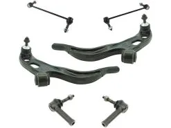 TRQ - Control Arm Sway Bar Link Tie Rod Kit - 6 Piece - 2010 - 2012 Ford Taurus - PSA85487