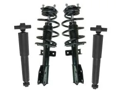 TRQ - Front And Rear Shock Strut And Coil Spring 4 Piece Kit - 2009 - 2012 Chevrolet Traverse - SKA61012