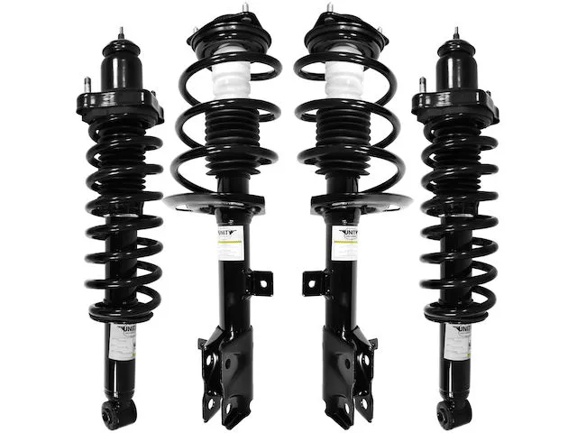 Unity - Front And Rear Strut And Coil Spring Assembly Kit - 4 Piece - 2007 - 2017 Jeep Compass (Excludes 1.8 Liter Engine And SRT4 Models) - 4-11581-15580-001 1 Unity - Front And Rear Strut And Coil Spring Assembly Kit - 4 Piece - 2007 - 2017 Jeep Compass (Excludes 1.8 Liter Engine And SRT4 Models) - 4-11581-15580-001