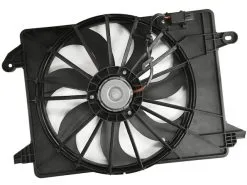 Replacement - Auxiliary Single Fan And Shroud Assembly - Standard Design - 2009 - 2018 Dodge Challenger With Single Fan - 959-254