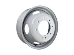 Action Crash - Steel Wheel - Gray - 19.5 X 6 Inch - 5 Slot - 8 Stud - 225mm Bolt Pattern - 1999 - 2003 Ford F550 Super Duty - STL03342U20N