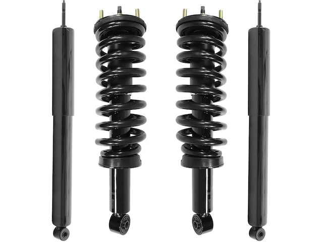 Unity - Front And Rear Suspension Strut Coil Spring And Shock Absorber Assembly Kit - 4 Piece - 2000 - 2006 Toyota Tundra RWD (Excludes TRD Package) - 4-11931-254800-001 1 Unity - Front And Rear Suspension Strut Coil Spring And Shock Absorber Assembly Kit - 4 Piece - 2000 - 2006 Toyota Tundra RWD (Excludes TRD Package) - 4-11931-254800-001