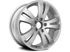 Action Crash - Aluminum Wheel - All Painted Silver - 5 Spoke - 5 Stud - 17 X 7.5 Inch - 47mm Offset - 2008 - 2010 Mercedes Benz C300 - ALY65524U20N