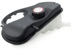 Replacement - Radiator Coolant Overflow Tank Reservoir With Cap - 2002 - 2008 Jaguar X-Type 2.5L 3.0L V6 - 123-014