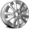 Action Crash - Aluminum Wheel - 16 X 6.5 Inch - 5 Double Spoke - Bright Silver Metallic - 2012 - 2013 Kia Soul - ALY74661U20N