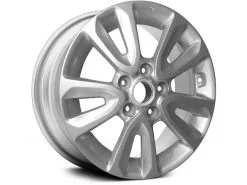Action Crash - Aluminum Wheel - 16 X 6.5 Inch - 5 Double Spoke - Bright Silver Metallic - 2012 - 2013 Kia Soul - ALY74661U20N