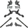 TRQ - Ball Joint And Tie Rod End Kit 8 Piece Set - 1995 - 2004 Toyota Tacoma RWD - PSA58714
