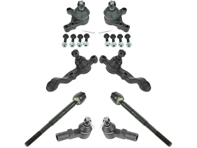 TRQ - Ball Joint And Tie Rod End Kit 8 Piece Set - 1995 - 2004 Toyota Tacoma RWD - PSA58714 1 TRQ - Ball Joint And Tie Rod End Kit 8 Piece Set - 1995 - 2004 Toyota Tacoma RWD - PSA58714