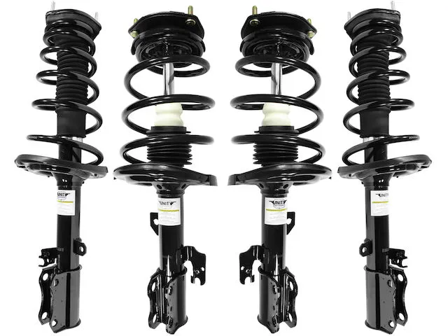 Unity - Front And Rear Strut And Coil Spring Assembly - Set Of 4 - 2004 - 2006 Lexus ES330 Without Adaptive Variable Suspension - 4-11711-15351-001 1 Unity - Front And Rear Strut And Coil Spring Assembly - Set Of 4 - 2004 - 2006 Lexus ES330 Without Adaptive Variable Suspension - 4-11711-15351-001