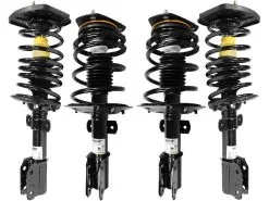 Unity - Front And Rear Strut And Coil Spring Assembly - Set Of 4 - 2004 - 2008 Pontiac Grand Prix (Excludes 17 And 18 Inch Wheels, Police, And Taxi Models) - 4-11024-15311-001