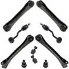 TRQ - Front Control Arm Ball Joint Sway Bar Link Kit - 10 Piece - 1993 - 1998 Jeep Grand Cherokee 4WD - PSA86016