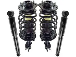 TRQ - Front And Rear Shock Strut And Coil Spring Kit 4 Piece Set - 2005 - 2010 Chevrolet Cobalt - SKA60910
