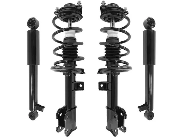 Unity - Front And Rear Suspension Strut Coil Spring And Shock Absorber Assembly Kit - 4 Piece - 2013 - 2014 Hyundai Santa Fe FWD (Excludes AWD) - 4-11363-259060-001 1 Unity - Front And Rear Suspension Strut Coil Spring And Shock Absorber Assembly Kit - 4 Piece - 2013 - 2014 Hyundai Santa Fe FWD (Excludes AWD) - 4-11363-259060-001