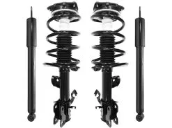 Unity - Front And Rear Suspension Strut And Shock Absorber Assembly Kit - 2011 - 2017 Nissan Juke AWD (Excludes Nismo) - 4-11045-255170-001