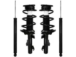Unity - Front And Rear Suspension Strut Coil Spring And Shock Absorber Assembly Kit - 4 Piece - 2004 - 2009 Mazda 3 (Excludes MazdaSpeed Model) - 4-11681-259020-001