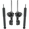 TRQ - Front And Rear Suspension Strut And Shock Absorber Assembly Kit - 4 Piece - 2003 - 2009 Saab 9-3 FWD - SKA60964