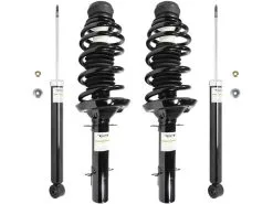 Unity - Front And Rear Suspension Strut Coil Spring And Shock Absorber Assembly Kit - 1998 - 2010 Volkswagen Beetle Without Stabilizer Bar On Rear (Excludes Diesel And Sport Suspension) - 4-11100-257010-001