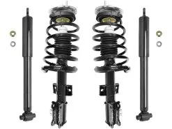 Unity - Front And Rear Suspension Strut And Shock Absorber Assembly 4 Piece Kit - 2001 - 2009 Volvo S60 (Excludes Sport, AWD, And 4C Adaptive Suspension) - 4-11861-259340-001