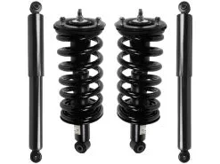 Unity - Front And Rear Suspension Strut Coil Spring And Shock Absorber Assembly Kit - 4 Piece - 2005 - 2015 Nissan Armada 4WD (without Automatic Rear Air Leveling System) - 4-11300-255040-001
