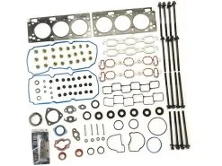 Replacement - Engine Cylinder Head Gasket Set - With 16 Head Bolts, Manifold Gaskets, Valve Cover Gasket, Valve Stem Seals, O-Rings, And Silicone Sealant - 1999 - 2004 Chrysler 300M 3.5L SOHC V6 - 598-052