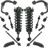 DIY Solutions - Shock Coil Spring Control Arm Tie Rod Kit - 14 Piece - 2005 - 2008 Ford F-150 4WD (From 11/00/2004) - SUS03032