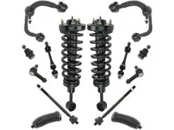 DIY Solutions - Shock Coil Spring Control Arm Tie Rod Kit - 14 Piece - 2005 - 2008 Ford F-150 4WD (From 11/00/2004) - SUS03032