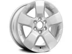Action Crash - Aluminum Wheel - Silver - 16 X 7 Inch - 30mm Offset - 5 Spoke - 6 Lug - 2009 - 2014 Nissan Frontier - ALY62510U20N