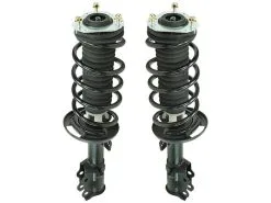 TRQ - Front Strut And Coil Spring Assembly 2 Piece Set - 2011 - 2013 Ford Fiesta - SCA57338