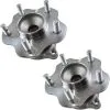 TRQ - Rear Wheel Hub And Bearing Kit - 2 Piece - 2002 - 2006 Nissan Altima With ABS Brakes - BHA53552