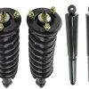 DIY Solutions - Front And Rear Shock Absorber And Coil Spring Assembly 4 Piece Set - 2005 - 2015 Nissan Frontier - SHO01310