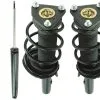 TRQ - Front And Rear Shock Strut And Coil Spring 4 Piece Set - 2012 - 2013 Ford Focus 2.0L 4-Cylinder Automatic Transmission (Up To 2/04/2013) - SKA85045