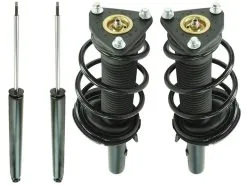 TRQ - Front And Rear Shock Strut And Coil Spring 4 Piece Set - 2012 - 2013 Ford Focus 2.0L 4-Cylinder Automatic Transmission (Up To 2/04/2013) - SKA85045