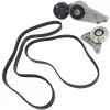 Replacement - Accessory Belt Tensioner With Pulley 4 Piece Kit - 1998 - 2005 Volkswagen Passat 1.8L 4-Cylinder - 107-044