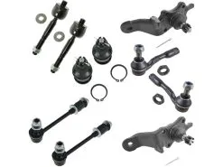 TRQ - Ball Joint Sway Bar Link Tie Rod End Kit 10 Piece Set - 2000 - 2002 Toyota Tundra - PSA59060