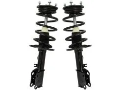 TRQ - Front Strut And Coil Spring Assembly - Set Of 2 - 2013 - 2017 Ford Taurus 3.5L V6 - SCA64092