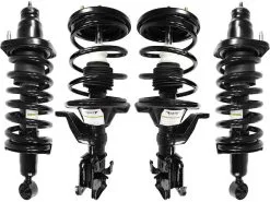 Unity - Front And Rear Strut And Coil Spring Assembly - Set Of 4 - 2001 - 2005 Honda Civic (Excludes Si Models) - 4-11641-15381-001
